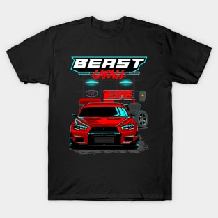 BEAST GARAGE - EVO X T-Shirt